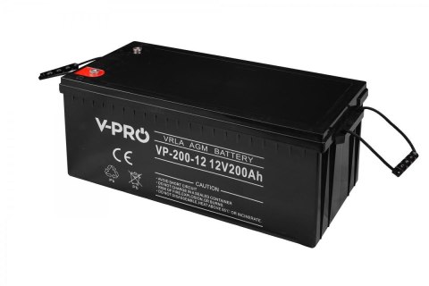 Akumulator VOLT POLSKA AGM VPRO 12V 200Ah VRLA Bezobsługowy Akumulator VOLT POLSKA AGM VPRO 12V 200Ah VRLA Bezobsługowy