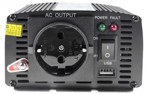 PRZETWORNICA NAPIĘCIA Green Cell 24V / 230V 300W/600W MODYFIKOWANA SINUSOIDA PRZETWORNICA NAPIĘCIA Green Cell 24V / 230V 300W/600W MODYFIKOWANA SINUSOIDA