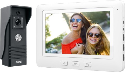 WIDEODOMOFON EURA VDP-45A3 "ALPHA" WHITE WIDEODOMOFON EURA VDP-45A3 "ALPHA" WHITE