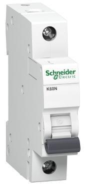 Wyłącznik nadprądowy 1P B 25A 6kA AC K60N A9K01125, Schneider Wyłącznik nadprądowy 1P B 25A 6kA AC K60N A9K01125, Schneider