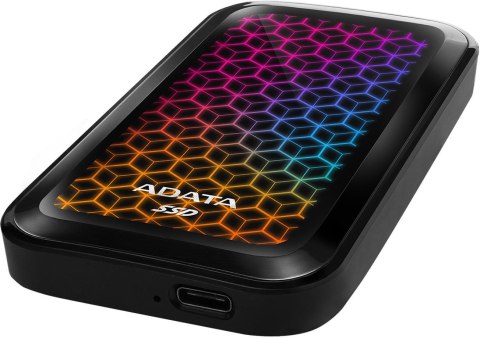DYSK ZEWNĘTRZNY ADATA SSD SE770G 512G USB3.2-A/C RGB DYSK ZEWNĘTRZNY ADATA SSD SE770G 512G USB3.2-A/C RGB