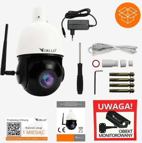 Kamera IP ORLLO Z10 Zewnętrzna Obrotowa WiFi 4Mpx ZOOM x18 POE Kamera IP ORLLO Z10 Zewnętrzna Obrotowa WiFi 4Mpx ZOOM x18 POE