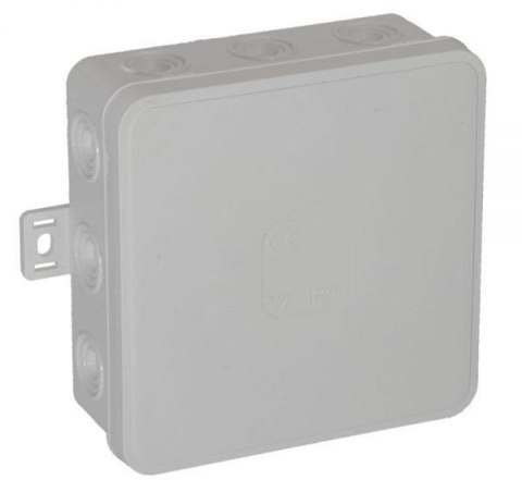Puszka natynkowa pusta 12 wlotów VIPLAST V7 klik BIAŁA IP54 100x100x41mm 037-01 Puszka natynkowa pusta 12 wlotów VIPLAST V7 klik BIAŁA IP54 100x100x41mm 037-01