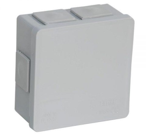 Puszka natynkowa pusta 6 wlotów VIPLAST VP-02 klik SZARA IP55 86x86x40mm 002-03 Puszka natynkowa pusta 6 wlotów VIPLAST VP-02 klik SZARA IP55 86x86x40mm 002-03