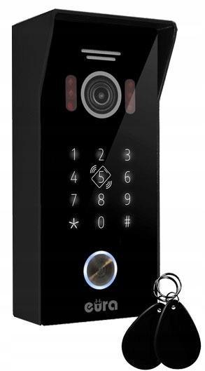WIDEODOMOFON EURA VDP-99C5 czarny, WiFi, RFID, TUYA WIDEODOMOFON EURA VDP-99C5 czarny, WiFi, RFID, TUYA