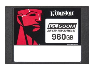 Kingston DC600M | 960 GB | Format dysku SSD 2,5" | Interfejs dysku półprzewodnikowego SATA Rev. 3.0 | Prędkość odczytu 560 MB/s 