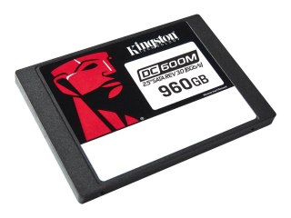 Kingston DC600M | 960 GB | Format dysku SSD 2,5" | Interfejs dysku półprzewodnikowego SATA Rev. 3.0 | Prędkość odczytu 560 MB/s 