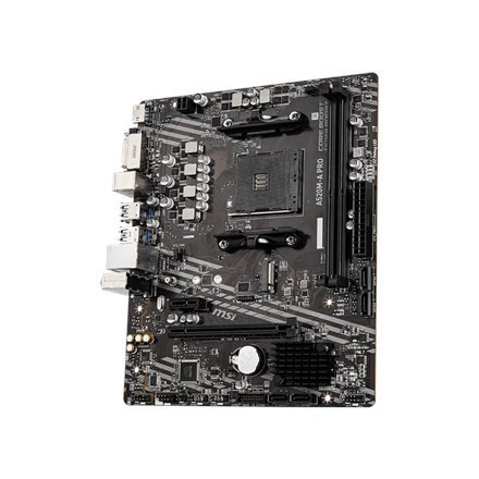 MSI | A520M-A PRO | Rodzina procesorów AMD | Gniazdo procesora AM4 | DDR4 | Gniazda pamięci 2 | Liczba złączy SATA | Chipset AMD