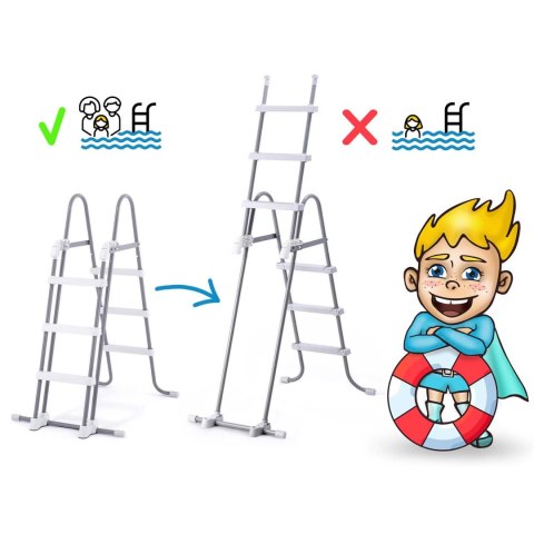 Basen ogrodowy stelażowy 400 x 200 x 100 cm 4w1 INTEX 26788