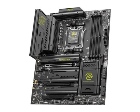 MSI MAG X870E TOMAHAWK WIFI | Processor family AMD | Processor socket AM5 | DDR5 | Supported hard disk drive interfaces SATA, M.