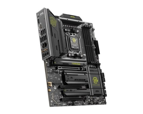 MSI MAG X870E TOMAHAWK WIFI | Processor family AMD | Processor socket AM5 | DDR5 | Supported hard disk drive interfaces SATA, M.