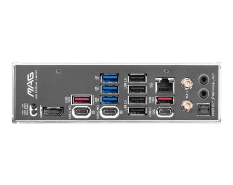 MSI MAG X870E TOMAHAWK WIFI | Processor family AMD | Processor socket AM5 | DDR5 | Supported hard disk drive interfaces SATA, M.