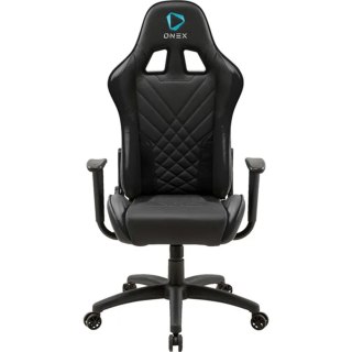 Onex PVC; Nylonowe kółka; Metal | Fotele gamingowe | ONEX GX220 AIR | Czarny