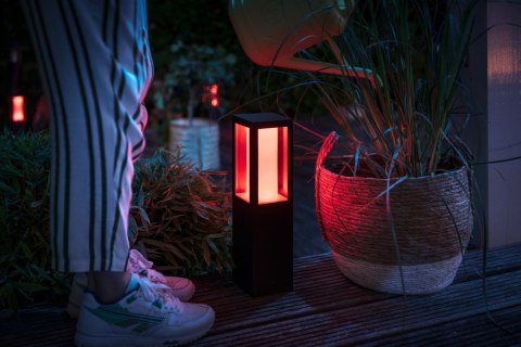 Philips Hue WCA Impress Outdoor Pedestal Lantern | Philips Hue