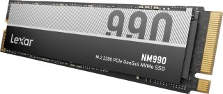 Lexar SSD | NM990 | 2000 GB | Format dysku SSD M.2 2280 | Interfejs dysku półprzewodnikowego PCIe Gen 5x4 | Prędkość odczytu 140