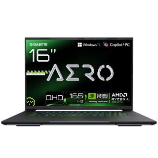 Gigabyte AERO X16 1WH-93EEC64DH 16" QHD AMD Ryzen AI 7 350/32GB/1TB/RTX 5070/Win11 Home/ENG kbd/2Y Gwarancja