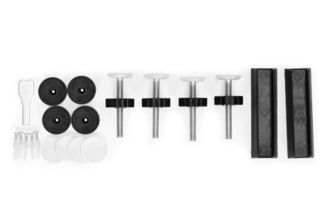 Bramka barierka zabezpieczająca 74-132 cm na schody i drzwi stal dodatkowe panele czarna ECOTOYS