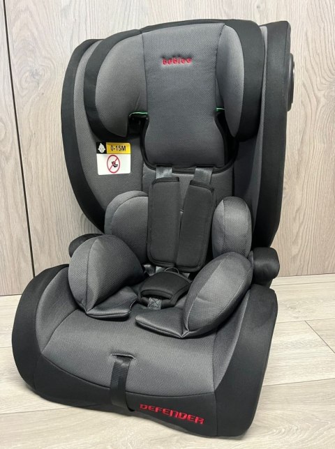 Fotelik samochodowy Bebico DEFENDER GREY i-Size 76-150 cm wzrostu (9-36kg)