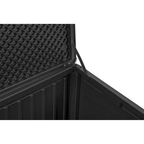 Skrzynia ogrodowa 270 l 109x51x55 cm czarna