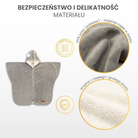PONCZO SAMOCHODOWE PLUSZ ZIELONY