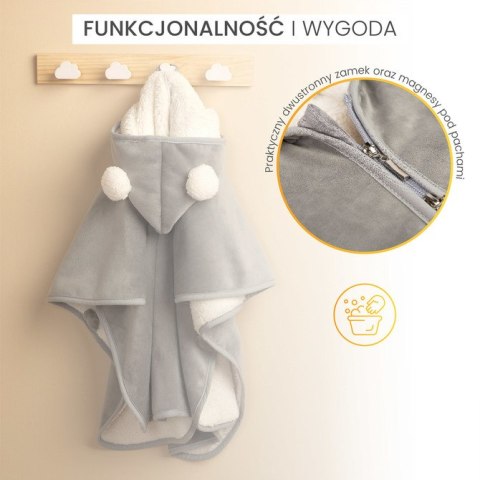 PONCZO SAMOCHODOWE PLUSZ ZIELONY