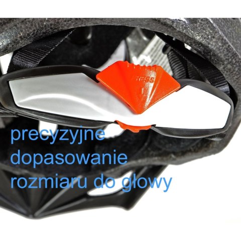 KASK ROWEROWY REGULOWANY DUNLOP MTB GREY R. M (55-58CM)