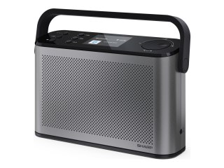 Przenośne radio cyfrowe Sharp OSAKA DR-P540(GY) z Bluetooth, USB i radio FM, stereo, w kolorze szarym