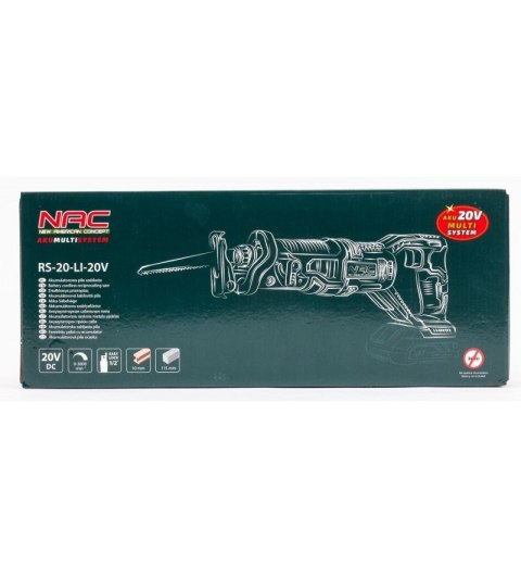 AKUMULATOROWA PIŁA SZABLASTA RS-20-LI-20V NAC