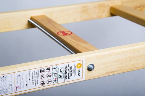 DRABINA DREWNIANA PRZYSTAWNA 1 x 7* BEST