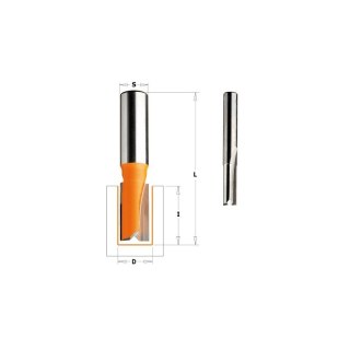 Frez prosty HM seria krótka CMT