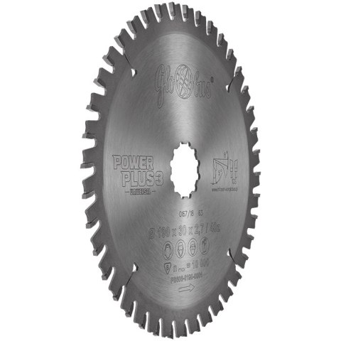 PIŁA TARCZOWA DNPDe 190x30x2,7/1,6/40z 1GS5 GLOBUS