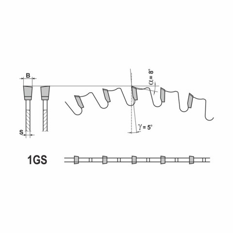 PIŁA TARCZOWA DNPDe 190x30x2,7/1,6/40z 1GS5 GLOBUS