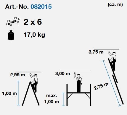 POMOST ROBOCZY 2x6* CORDA KRAUSE