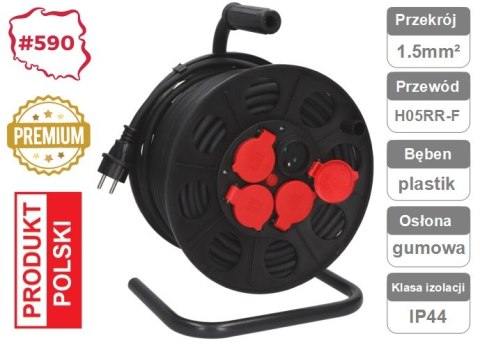 PRZEDŁUŻACZ BUDOWLANY BĘBNOWY PBB 50 G PL BEST