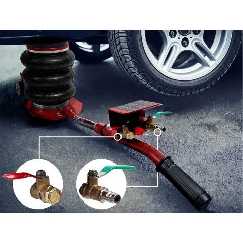 Podnośnik samochodowy pneumatyczny 3,5 t Humberg HM-382