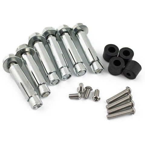 Skrzynka lokatorska 6 wrzutów euro stal nierdzewna stojak na listy zamek