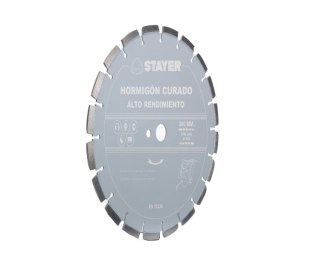 TARCZA DIAMENTOWA 350x25,4mm SEGMENTOWA STANDARD HORMIGON CURADO STAYER