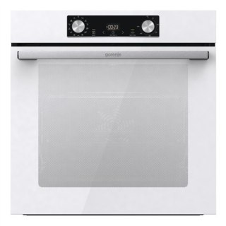 Gorenje | BOS6737E06WG | Piekarnik | 77 L | Wielofunkcyjny | EcoClean | Sterowanie mechaniczne | Funkcja pary | Wysokość 59,5 cm