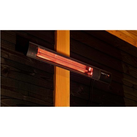SUNRED | Grzejnik | RD-DARK-25, ciemna ściana | Podczerwień | 2500 W | Liczba poziomów mocy | Odpowiedni do pomieszczeń do m² | 