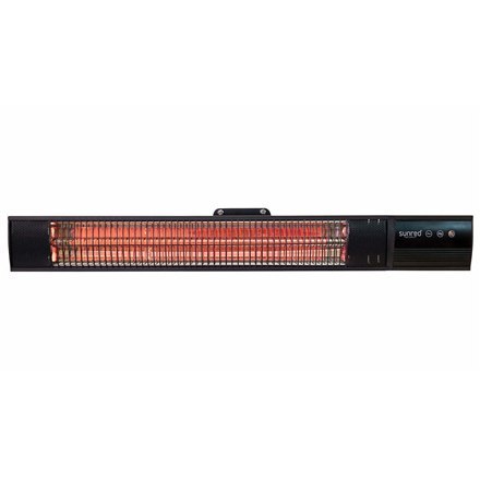 SUNRED | Grzejnik | RD-DARK-25, ciemna ściana | Podczerwień | 2500 W | Liczba poziomów mocy | Odpowiedni do pomieszczeń do m² | 