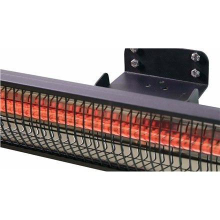 SUNRED | Grzejnik | RD-DARK-25, ciemna ściana | Podczerwień | 2500 W | Liczba poziomów mocy | Odpowiedni do pomieszczeń do m² | 