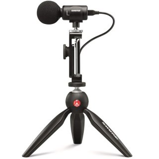 Shure | MV88+DIG-VIDKIT | Zestaw mikrofonowy i wideo | Czarny | kg