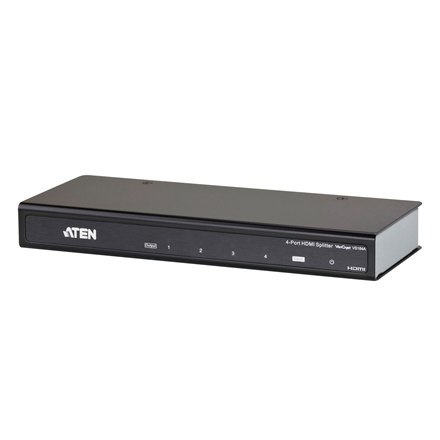 Aten VS184A 4-portowy rozdzielacz 4K HDMI Aten | 4-portowy rozdzielacz 4K HDMI | VS184A