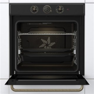 Gorenje | BOS67371CLB | Piekarnik | 77 L | Wielofunkcyjny | EcoClean | Sterowanie mechaniczne | Funkcja pary | Wysokość 59,5 cm 