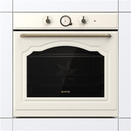 Gorenje | BOS67371CLI | Piekarnik | 77 L | Wielofunkcyjny | EcoClean | Sterowanie mechaniczne | Funkcja pary | Wysokość 59,5 cm 