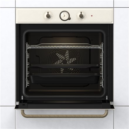 Gorenje | BOS67371CLI | Piekarnik | 77 L | Wielofunkcyjny | EcoClean | Sterowanie mechaniczne | Funkcja pary | Wysokość 59,5 cm 