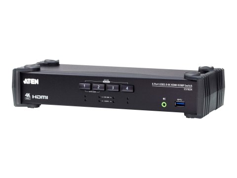 Aten CS1824-AT-G 4-portowy przełącznik KVMP™ USB 3.0 4K HDMI | Aten