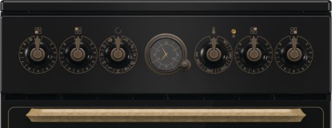 Gorenje Cooker | GECS5B70CLB | Hob type Vitroceramic | Oven type Electric | Black | Width 50 cm | Depth 59.4 cm | 70 L