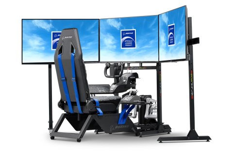 Next Level Racing Boeing Commercial Edition Flight Simulator | Niebieskie akcenty
