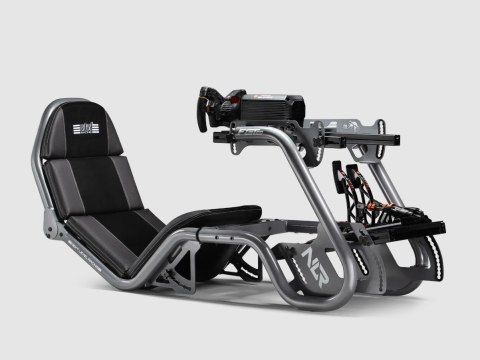 Next Level Racing | Steel | Racing Simulator Cockpit | F-GT Pro Formula and GT Grey Edition | Grey